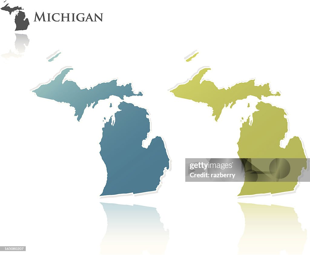 All State Graphics Michigan State Graphic High-Res Vector Graphic - Getty Images