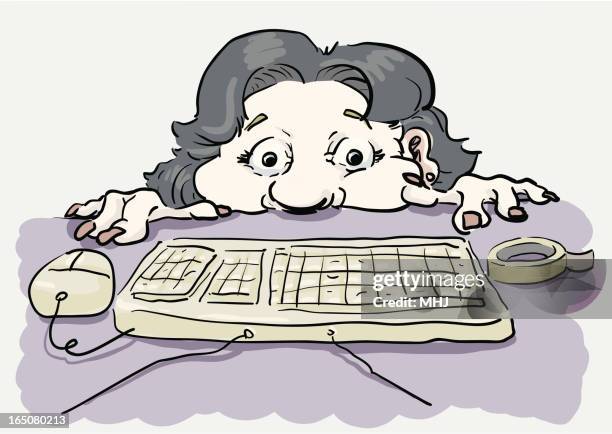 Scared Computer Mouse Woman Scared Mouse Photos and Premium High Res Pictures - Getty Images