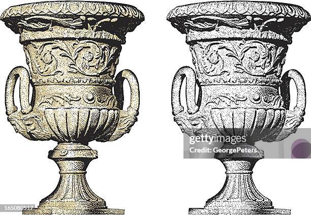 classical urn - urn vector stock illustrations