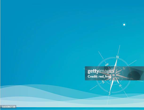 polar star - compass stock illustrations