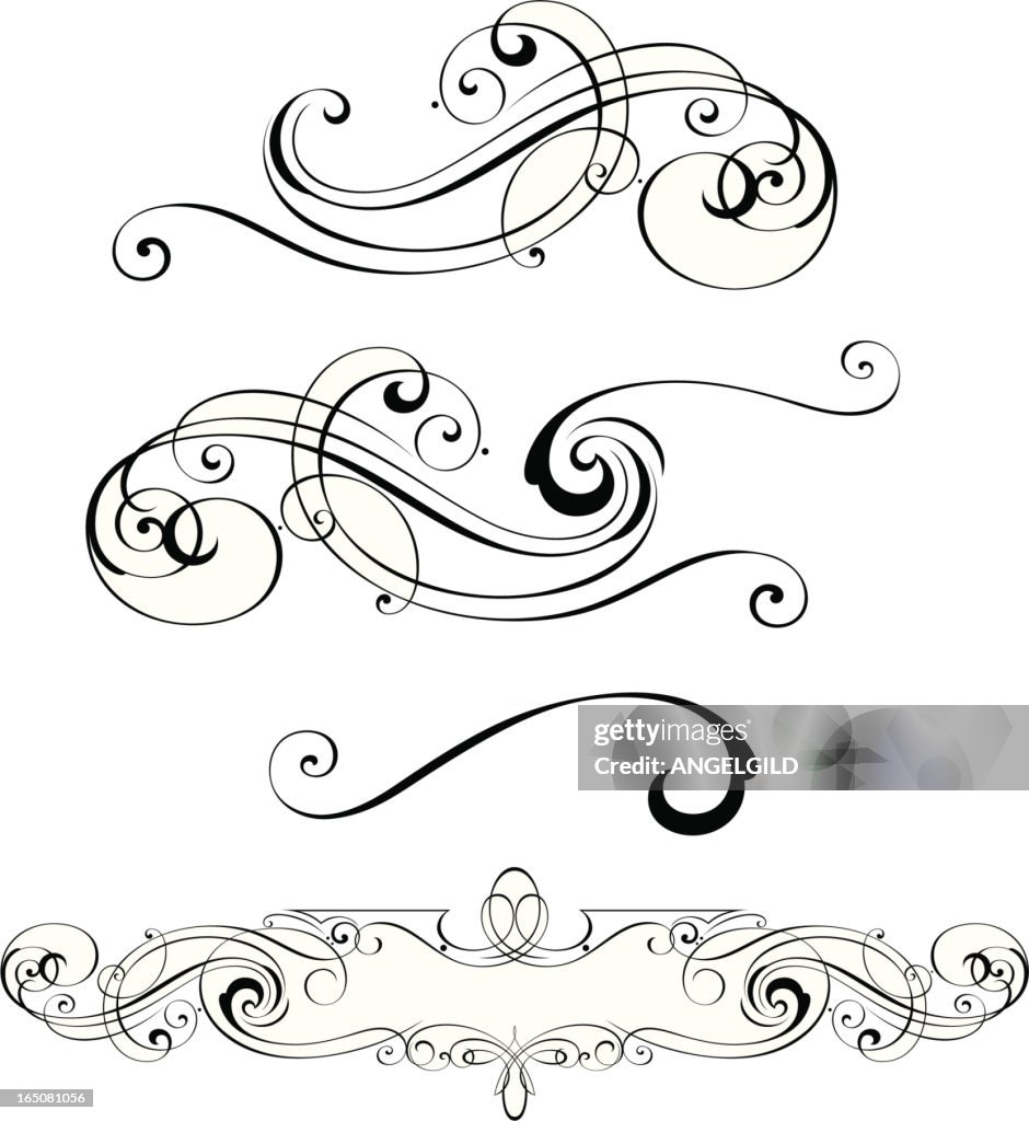 Scroll Designs High-Res Vector Graphic - Getty Images