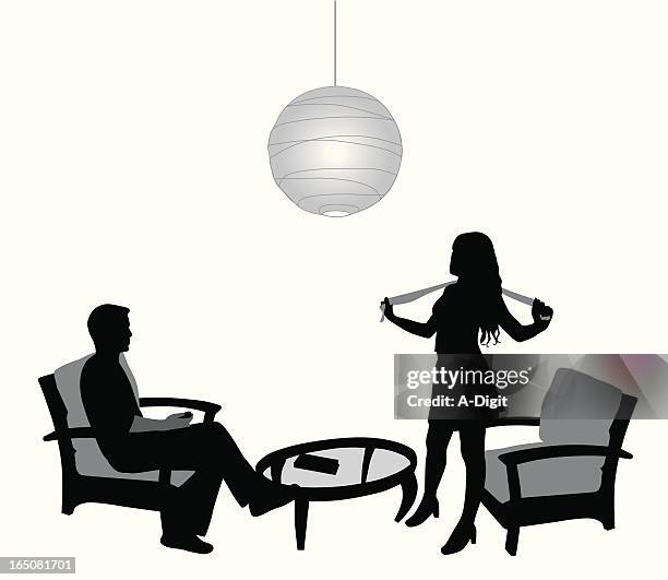 privacy vector silhouette - coffee table isolated stock illustrations