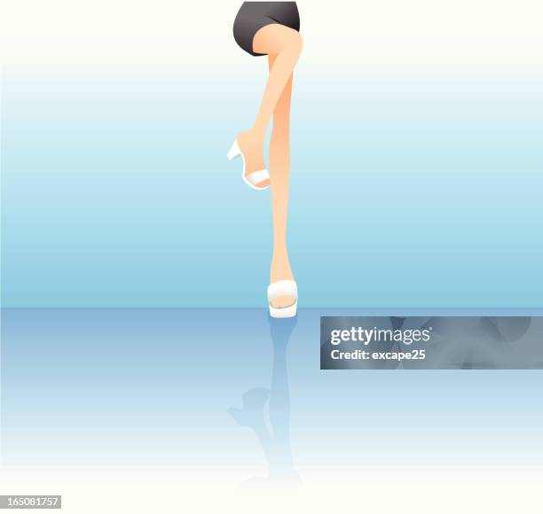 standing pose - standing hamstring stock illustrations