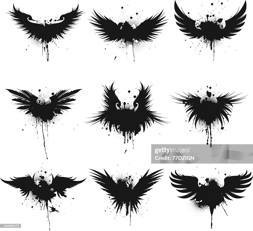 Wing Splatter High-Res Vector Graphic - Getty Images