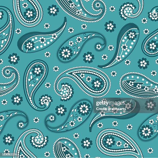 vintage paisley - paisley stock illustrations