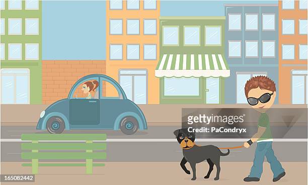 Dog Sunglasses Cartoon High Res Illustrations - Getty Images