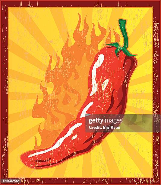spicy sign - spice stock illustrations