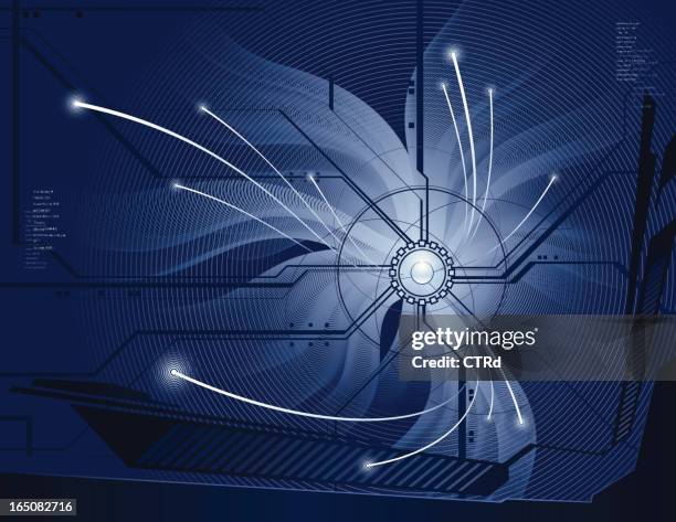 stockillustraties, clipart, cartoons en iconen met abstract vector background - middelste deel