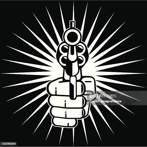 gun barrel - gun barrel stock illustrations