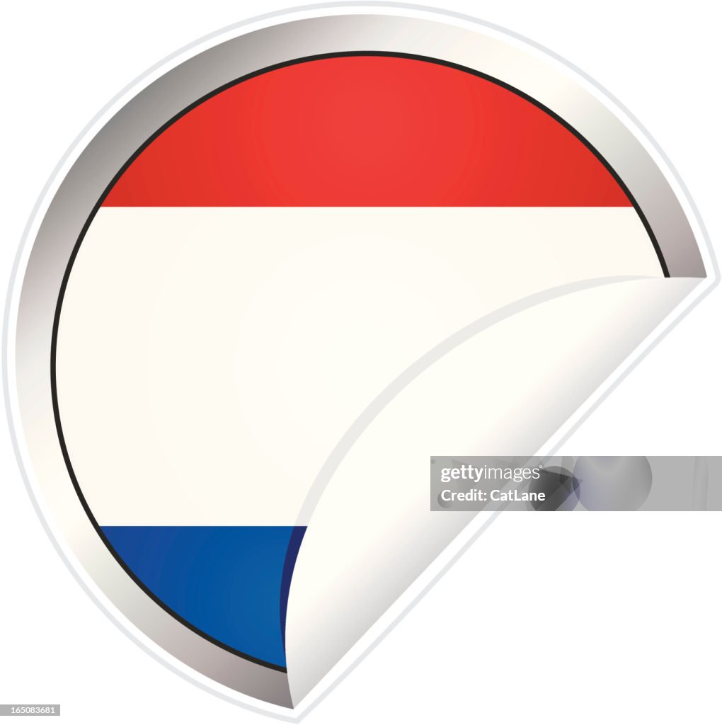 Dutch Flag Sticker High-Res Vector Graphic - Getty Images