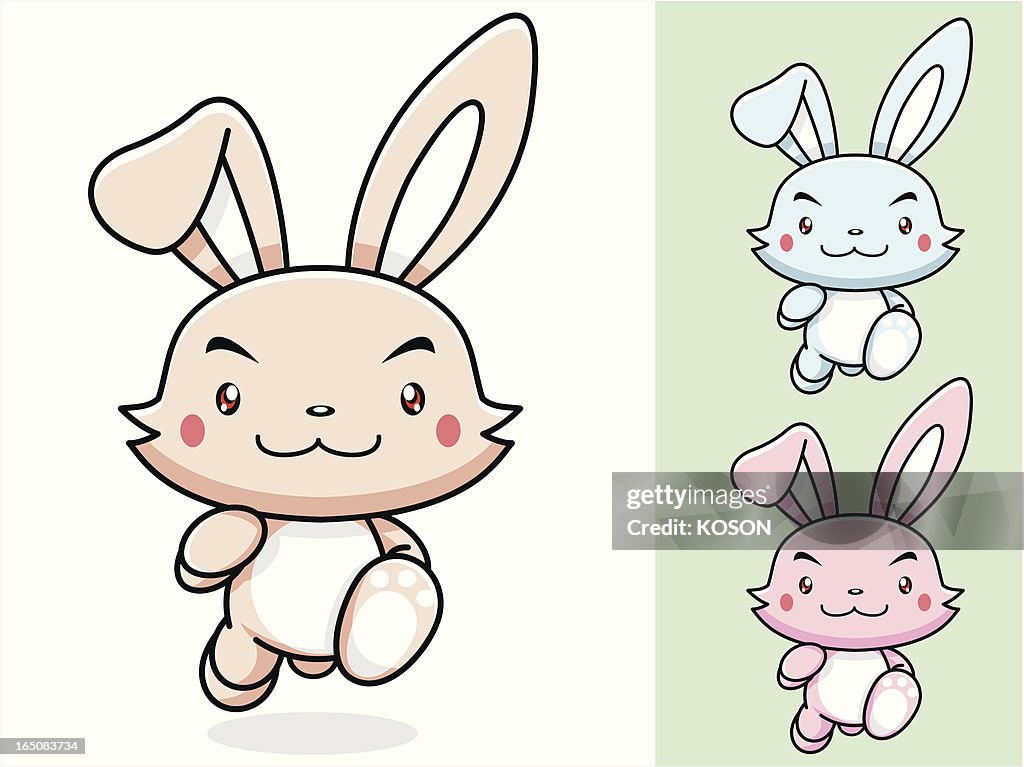5 Rabbit Cartoon Rabbit Cartoon High-Res Vector Graphic - Getty Images