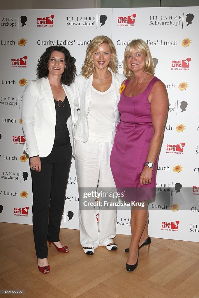 Veronica Rutt Tina Müller , Veronica Ferres Und Claudia Rutt Beim Dkms Ladies Lunch ...