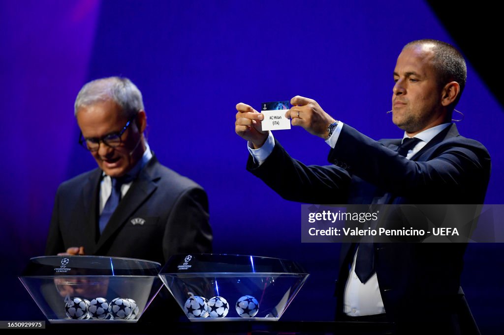 UEFA Champions League 2023/24 Group Stage Draw