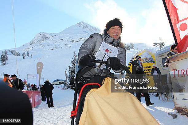 Heiko Ruprecht Beim 2. Promi Schlittenhunderennen Tirol Cross Mountain In Kühtai .