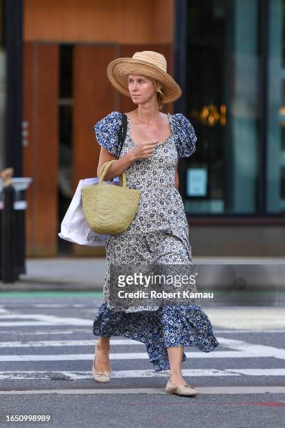 Nicky Hilton Rothschild seen out and about in Manhattan on August 31, 2023 in New York City.