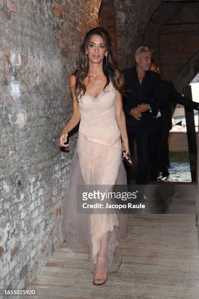 Amal Clooney attends the DVF Awards 2023 during the 80th Venice International Film Festival on August 31, 2023 in Venice, Italy.