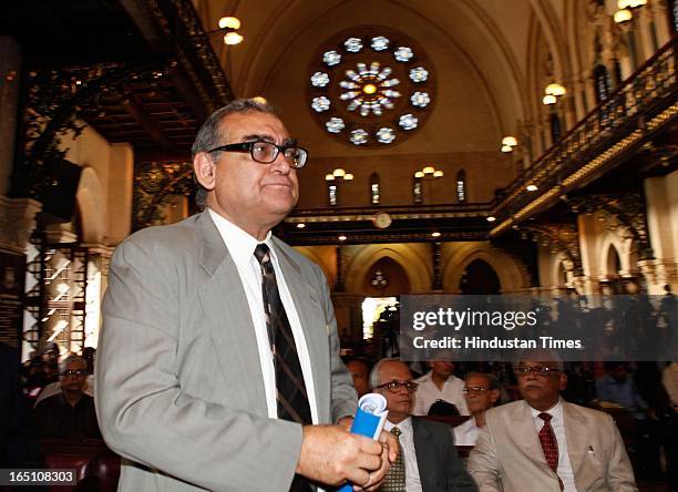 Retired Supreme Court Judge Markandey Katju, Chairman Press Council of India at Mumbai university to deliver lecture on ' Ancient Indian...