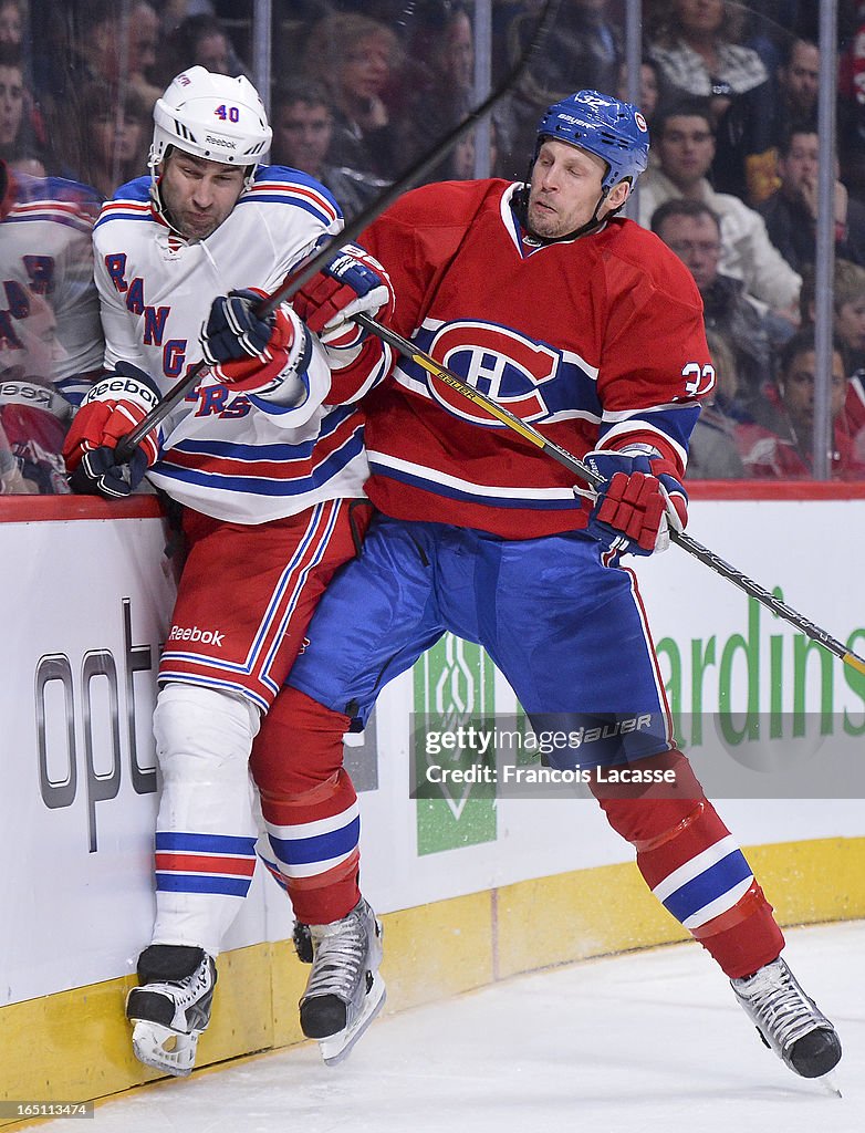 New York Rangers v Montreal Canadiens