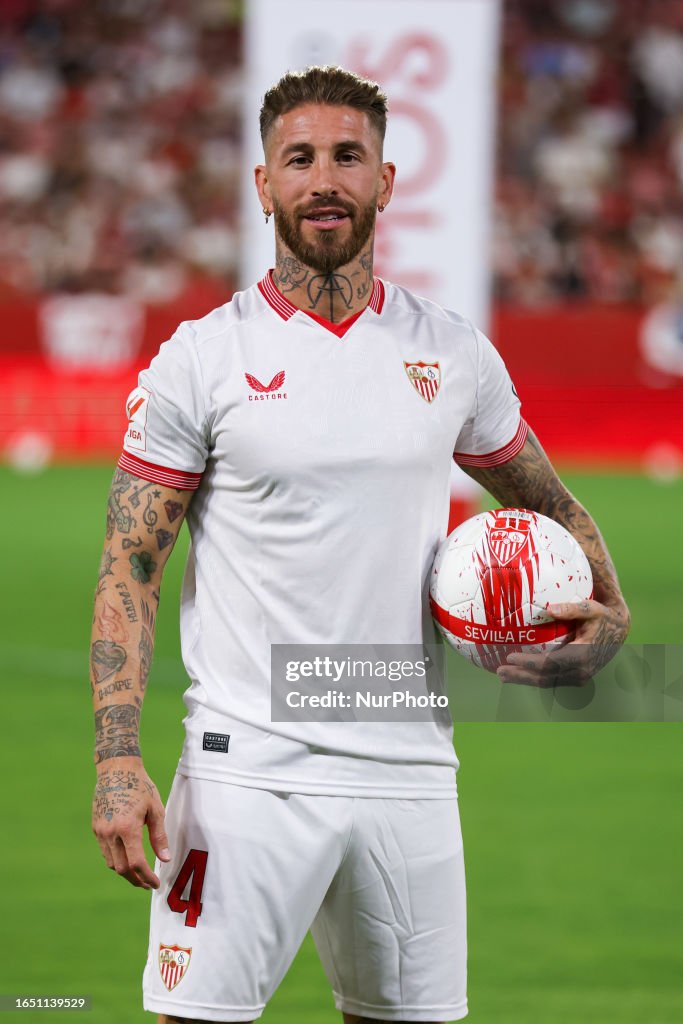 Presentation Sergio Ramos With New Sevilla FC Player