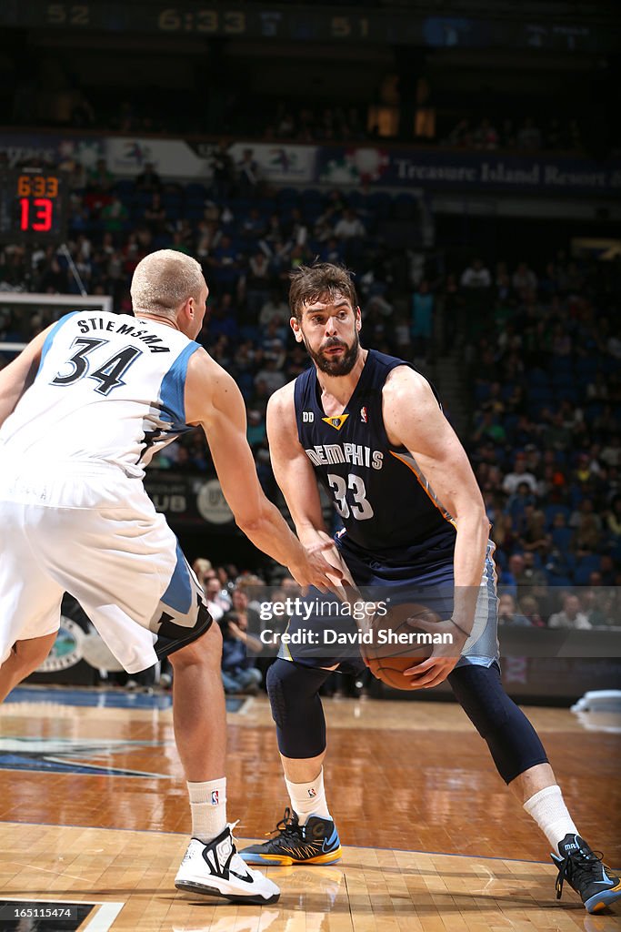 Memphis Grizzlies v Minnesota Timberwolves