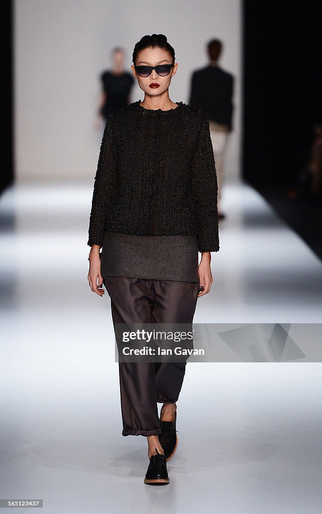 Julia Nikolaeva - Runway - MBFWR F/W 2013