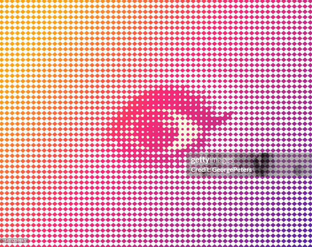 Halftone vector of female eye