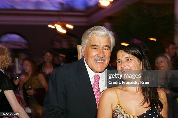 Mario Adorf Mit Tochter Stella Maria Beim 75. Geburtstag Von M. Adorf Mit Der Premiere Der Tournee "Da Capo, Mario!" Im Prinzregententheater In...