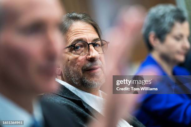 Dr. Rick Stevens, center, associate laboratory director for Computing, Environment and Life Sciences Argonne National Laboratory, Deputy Energy...
