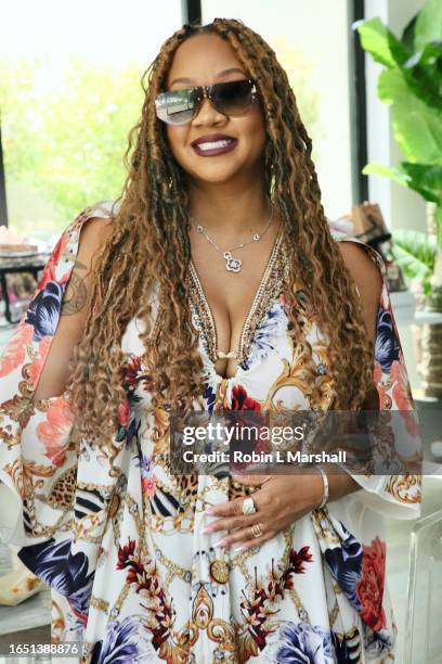 Lala Inuti Ahari attends Cynthia Bailey's Relax And Rejuvenate Retreat on August 31, 2023 in Los Angeles, California.