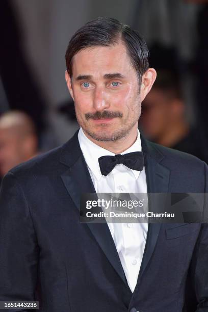 Clemens Schick attends a red carpet for the movie "Dogman" at the 80th Venice International Film Festival on August 31, 2023 in Venice, Italy.
