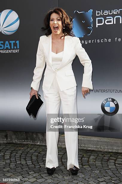 Iris Berben Bei Der Verleihung Des Bayerischen Fernsehpreises Im Prinzregententheater In München .