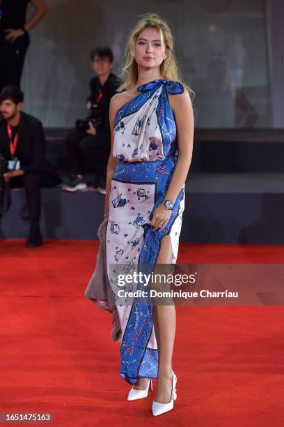 Pola Petrenko attends a red carpet for the movie "Dogman" at the 80th Venice International Film Festival on August 31, 2023 in Venice, Italy.