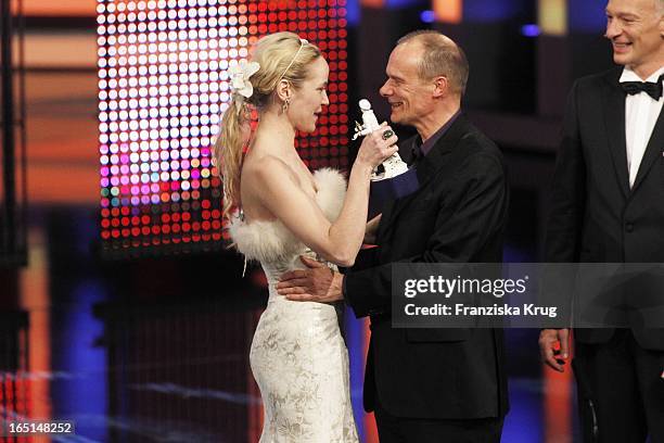 Jeanette Hain Und Edgar Selge Bei Der 32. Verleihung Des Bayerischen Filmpreises In München .