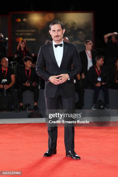 Clemens Schick attends a red carpet for the movie "Dogman" at the 80th Venice International Film Festival on August 31, 2023 in Venice, Italy.