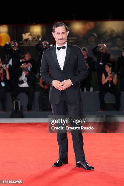 Clemens Schick attends a red carpet for the movie "Dogman" at the 80th Venice International Film Festival on August 31, 2023 in Venice, Italy.