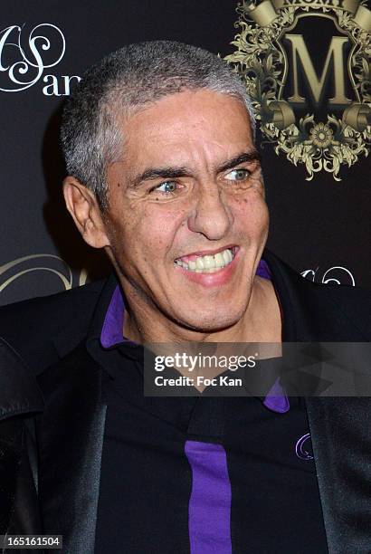 Samy Naceri attends the 'OmarJeans' Launch Party At The Pavillon Champs Elysees on March 31, 2013 in Paris, France.