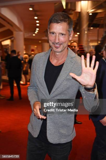 Andreas Türck attends the Deutscher Radiopreis 2023 at Stage Theater Neue Flora on September 7, 2023 in Hamburg, Germany.