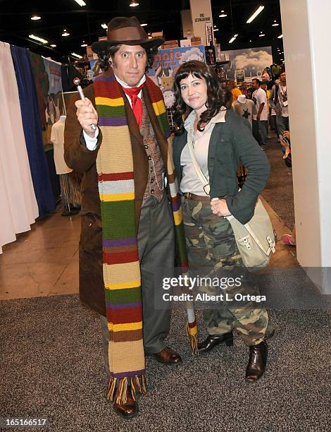 Cosplayers participates in WonderCon Anaheim 2013 - Day 3 held at Anaheim Convention Center on March 31, 2013 in Anaheim, California.