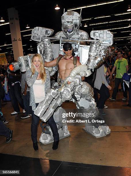 Actress/model Chanel Ryan participates in WonderCon Anaheim 2013 - Day 3 held at Anaheim Convention Center on March 31, 2013 in Anaheim, California.