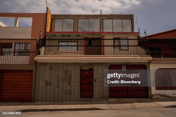 Homes in the La Pampa encampment, which was legally formalized by the government in Alto Hospicio, Iquique province, Tarapaca region, Chile, on...