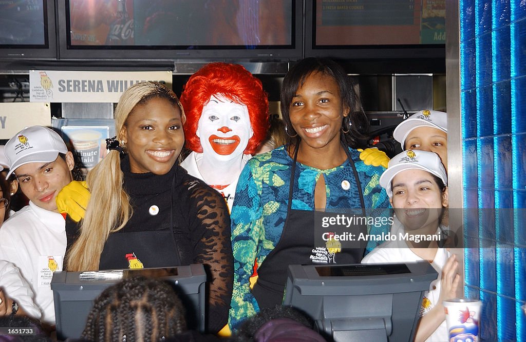 Williams Sisters Raise Money McDonald's Charities