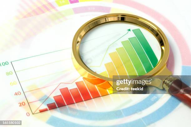 business-diagramm - financial statements stock-fotos und bilder