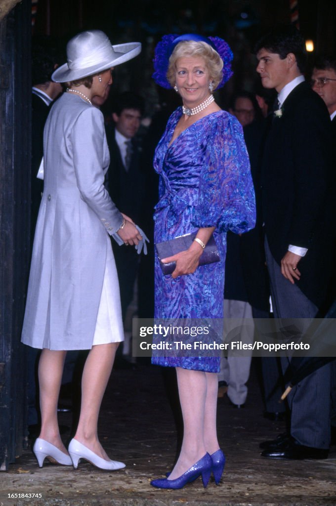 Frances Shand Kydd Mother Of The Groom With The Sister Of The frances-shand-kydd-mother-of-the-groom-with-the-sister-of-the