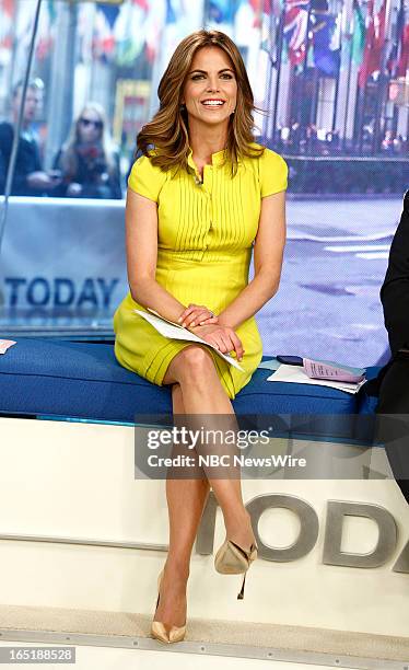 Natalie Morales appears on NBC News' "Today" show on April 1, 2013 --