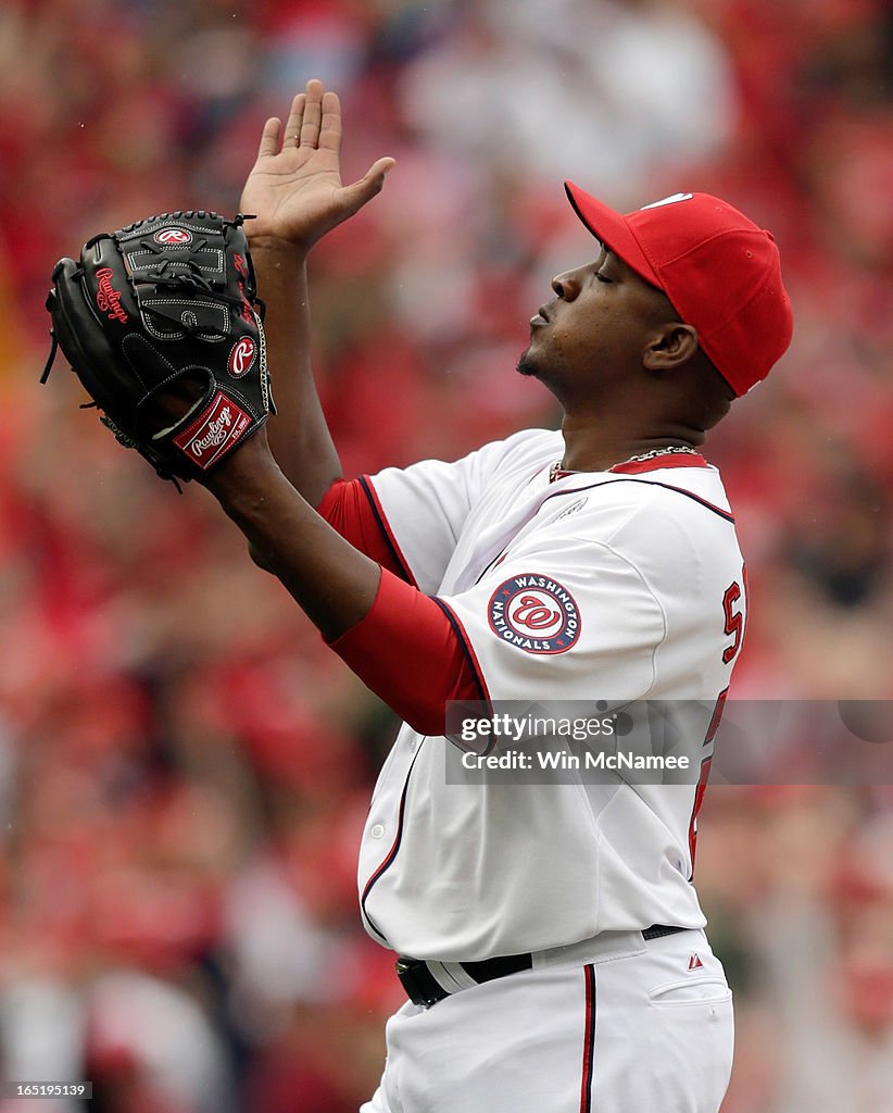 Miami Marlins v Washington Nationals