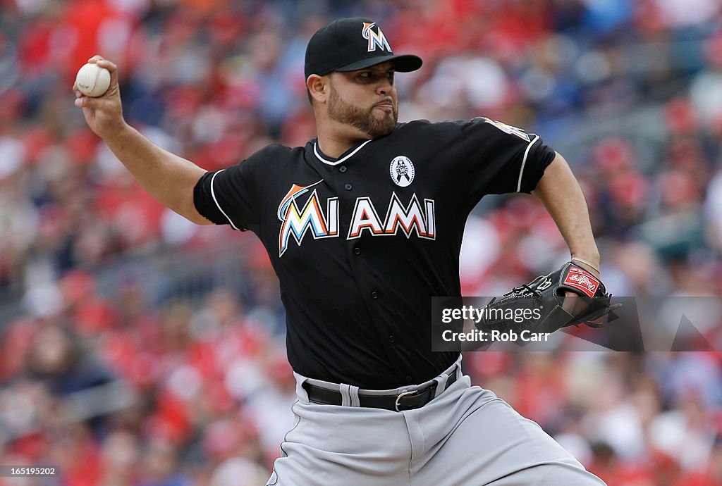 Miami Marlins v Washington Nationals