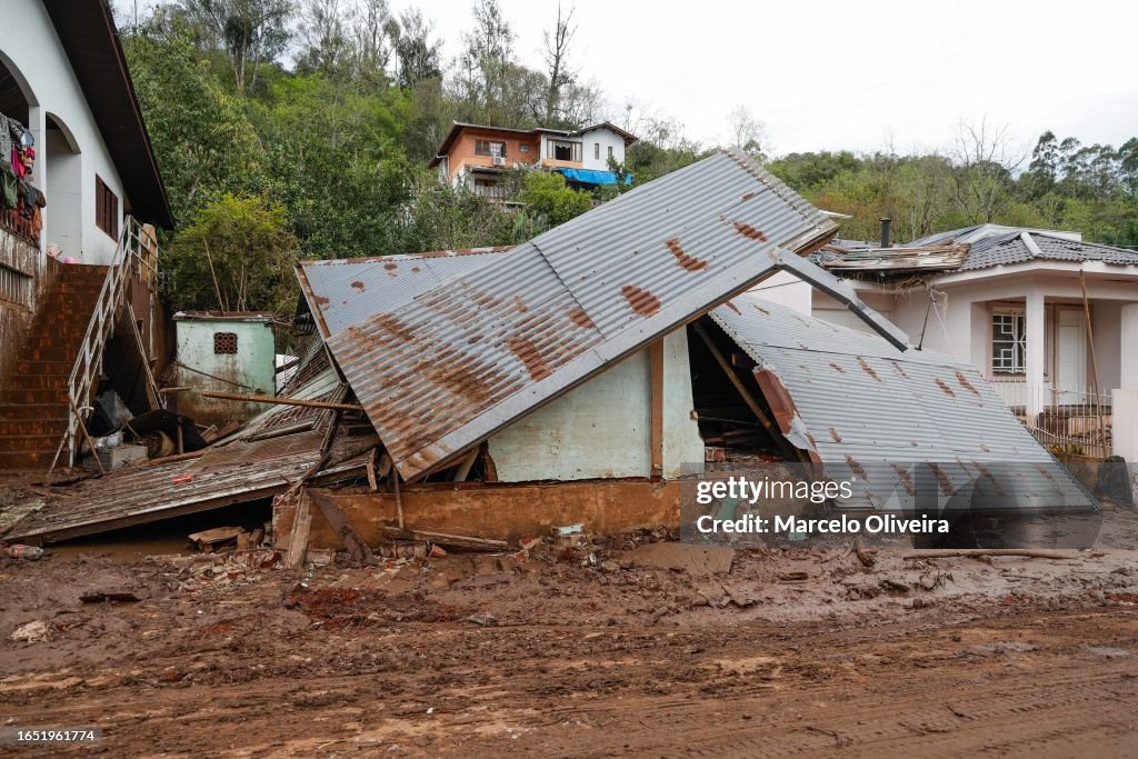 Tropical Cyclone Hits South Of Brazil