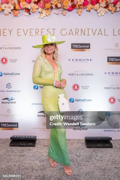 Stacey Hemera Roberts attends the Sydney Everest Carnival Long Lunch at Royal Randwick on September 01, 2023 in Sydney, Australia.