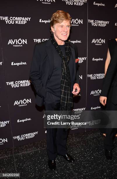 Director\Actor Robert Redford attends "The Company You Keep" New York Premiere at The Museum of Modern Art on April 1, 2013 in New York City.