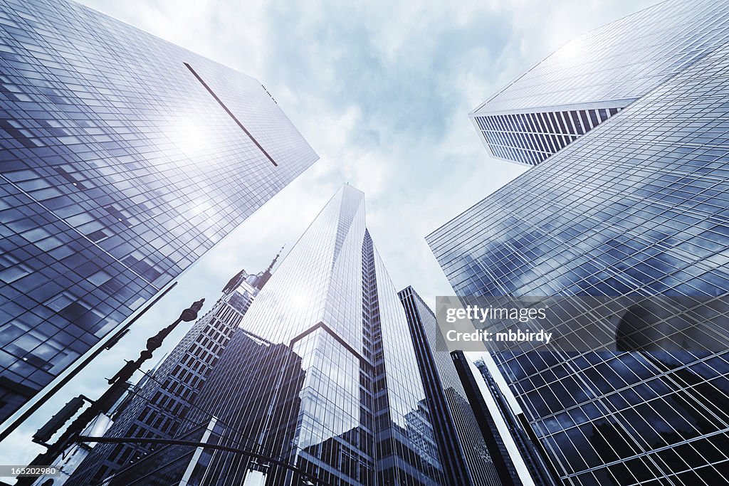 Skyscrapers in New York City, midtown Manhattan, USA